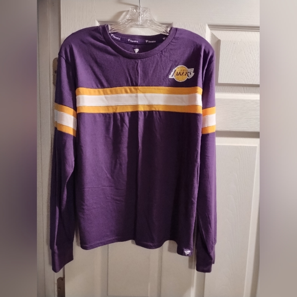 NWOT Fanatics Purple and Gold Women's Long Sleeve Tee